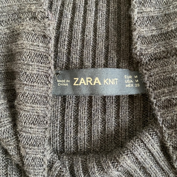 ZARA knit sweater dress size Medium - Picture 4 of 4